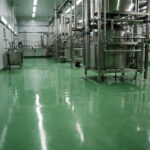 พื้นพียูในโรงงาอุตสาหกรรม